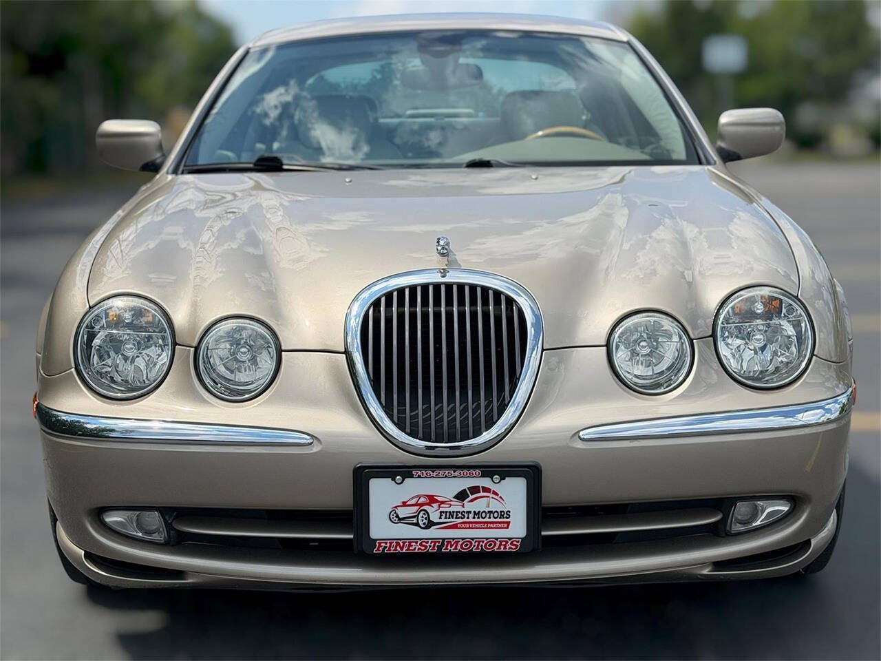 Brown (Tan) 2000 Jaguar S-TYPE Sedan Rear-Wheel Drive 5-Speed Automatic