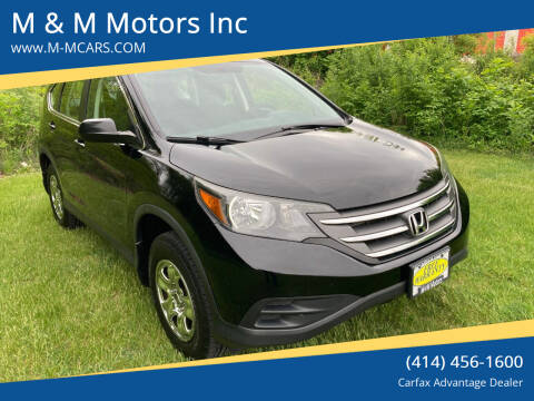 2014 Honda CR-V for sale at M & M Motors Inc in West Allis WI