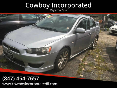 2008 Mitsubishi Lancer for sale at Cowboy Incorporated in Waukegan IL