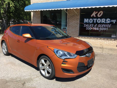 2013 Hyundai Veloster for sale at K O Motors in Akron OH