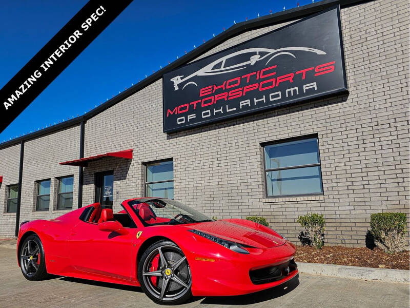 2015 Ferrari 458 Spider for sale at Exotic Motorsports of Oklahoma in Edmond OK
