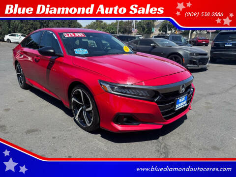 2021 Honda Accord for sale at Blue Diamond Auto Sales in Ceres CA