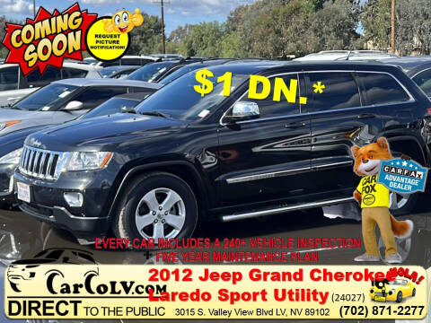 2012 Jeep Grand Cherokee for sale at The Car Company in Las Vegas NV