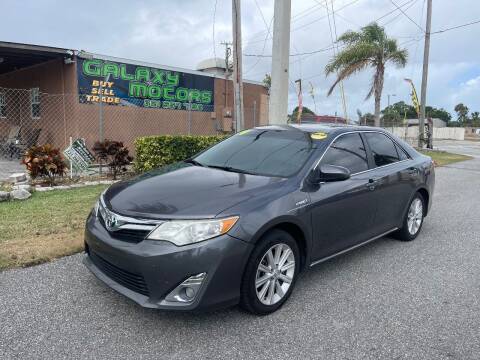2014 Toyota Camry Hybrid for sale at Galaxy Motors Inc in Melbourne FL