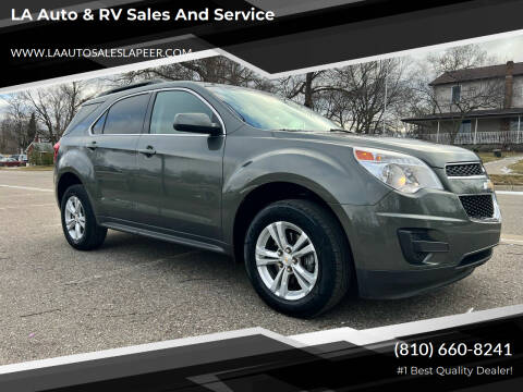 2013 Chevrolet Equinox for sale at LA Auto & RV Sales and Service in Lapeer MI