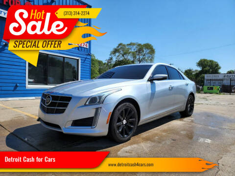 2014 Cadillac CTS for sale at Detroit Cash for Cars in Warren MI