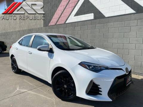 2019 Toyota Corolla for sale at Auto Republic Fullerton in Fullerton CA