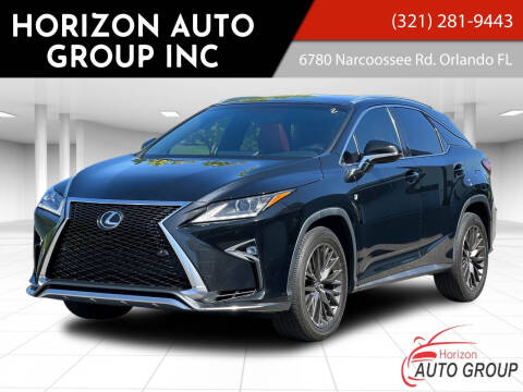 2016 Lexus RX 350 for sale at HORIZON AUTO GROUP INC in Orlando FL