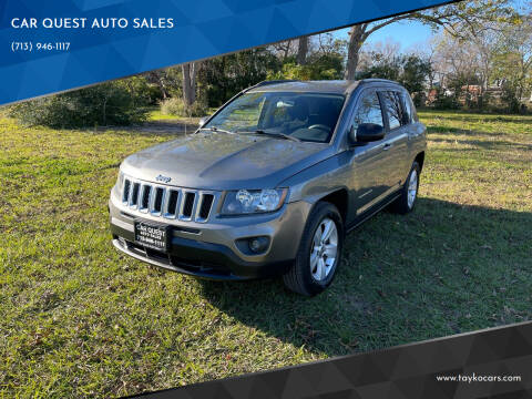 2014 Jeep Compass for sale at CAR QUEST AUTO SALES in Houston TX