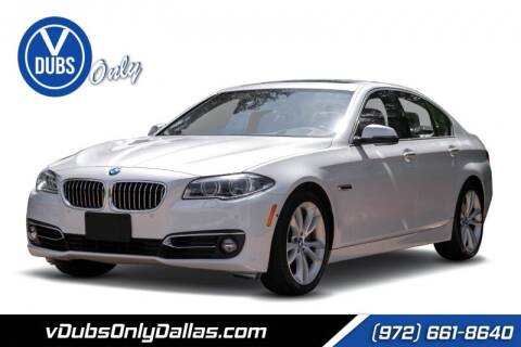 2014 BMW 5 Series for sale at VDUBS ONLY in Plano TX