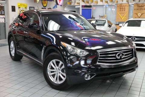 2016 Infiniti QX70 for sale at Windy City Motors ( 2nd lot ) in Chicago IL