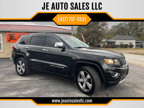 2015 Jeep Grand Cherokee for sale at JE AUTO SALES LLC in Webb City MO