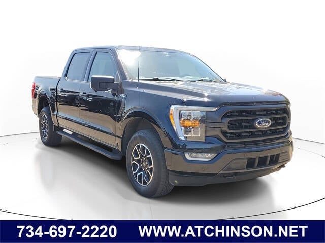 Used 2022 Ford F-150 XLT with VIN 1FTEW1EP3NKE02669 for sale in Belleville, MI