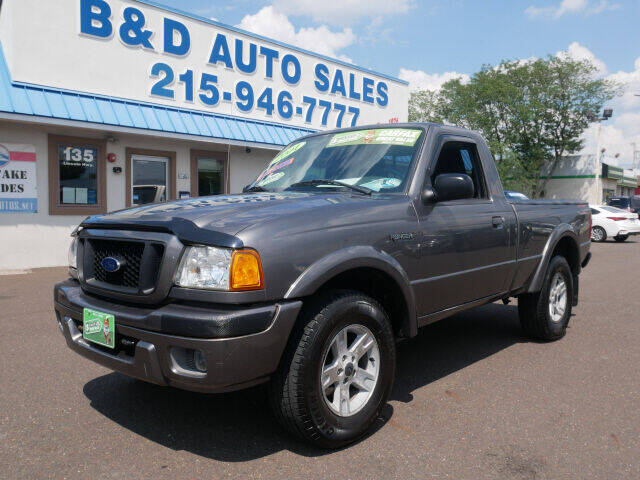 2004 Ford Ranger for sale at B & D Auto Sales Inc. in Fairless Hills PA