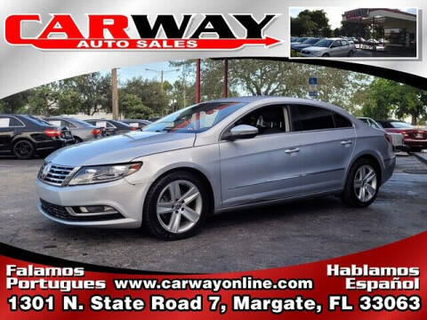 2013 Volkswagen CC for sale at CARWAY Auto Sales in Margate FL