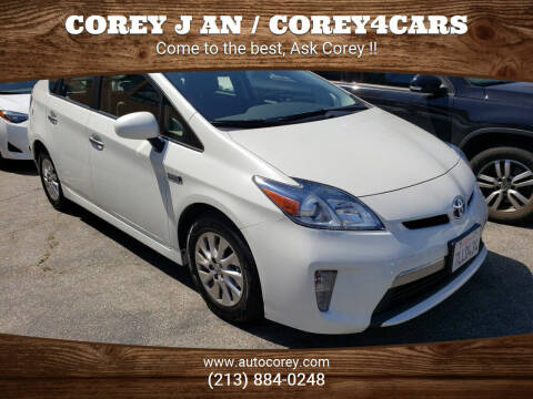 2015 Toyota Prius Plug-in Hybrid for sale at WWW.COREY4CARS.COM / COREY J AN in Los Angeles CA