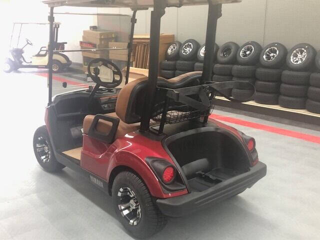 2018 Yamaha QuieTech Gas Golf Jasper Red