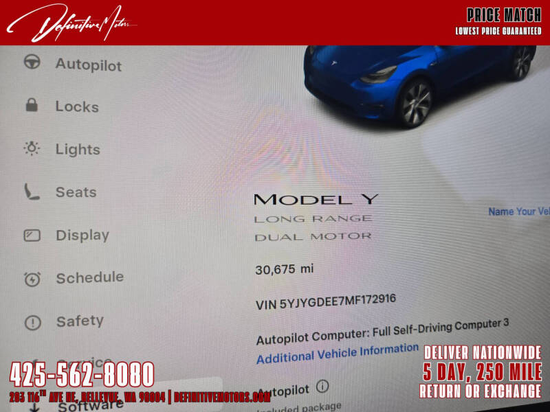 2021 Tesla Model Y Long Range