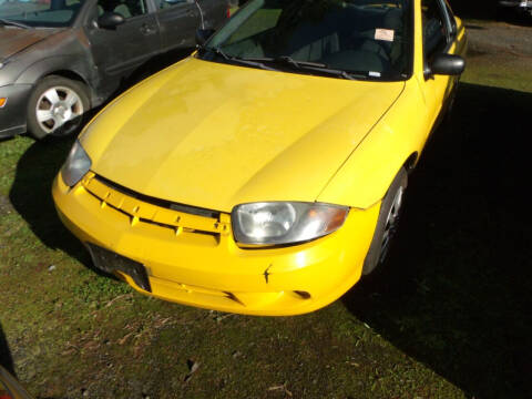 2003 Chevrolet Cavalier for sale at Sun Auto RV and Marine Sales, Inc. in Shelton WA