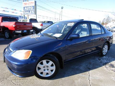 2002 Honda Civic for sale at TRI CITY AUTO SALES LLC in Menasha WI