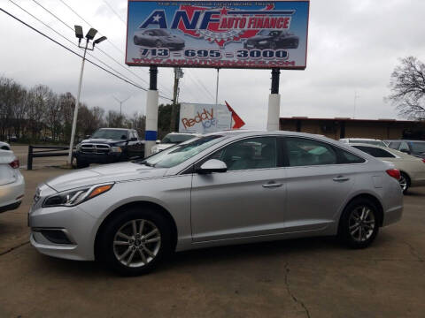 2017 Hyundai Sonata for sale at ANF AUTO FINANCE in Houston TX