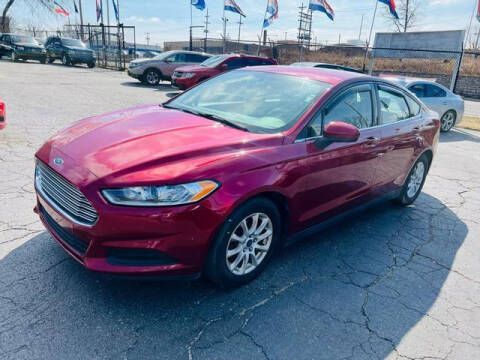 2015 Ford Fusion for sale at M&M's Auto Sales & Detail in Kansas City KS