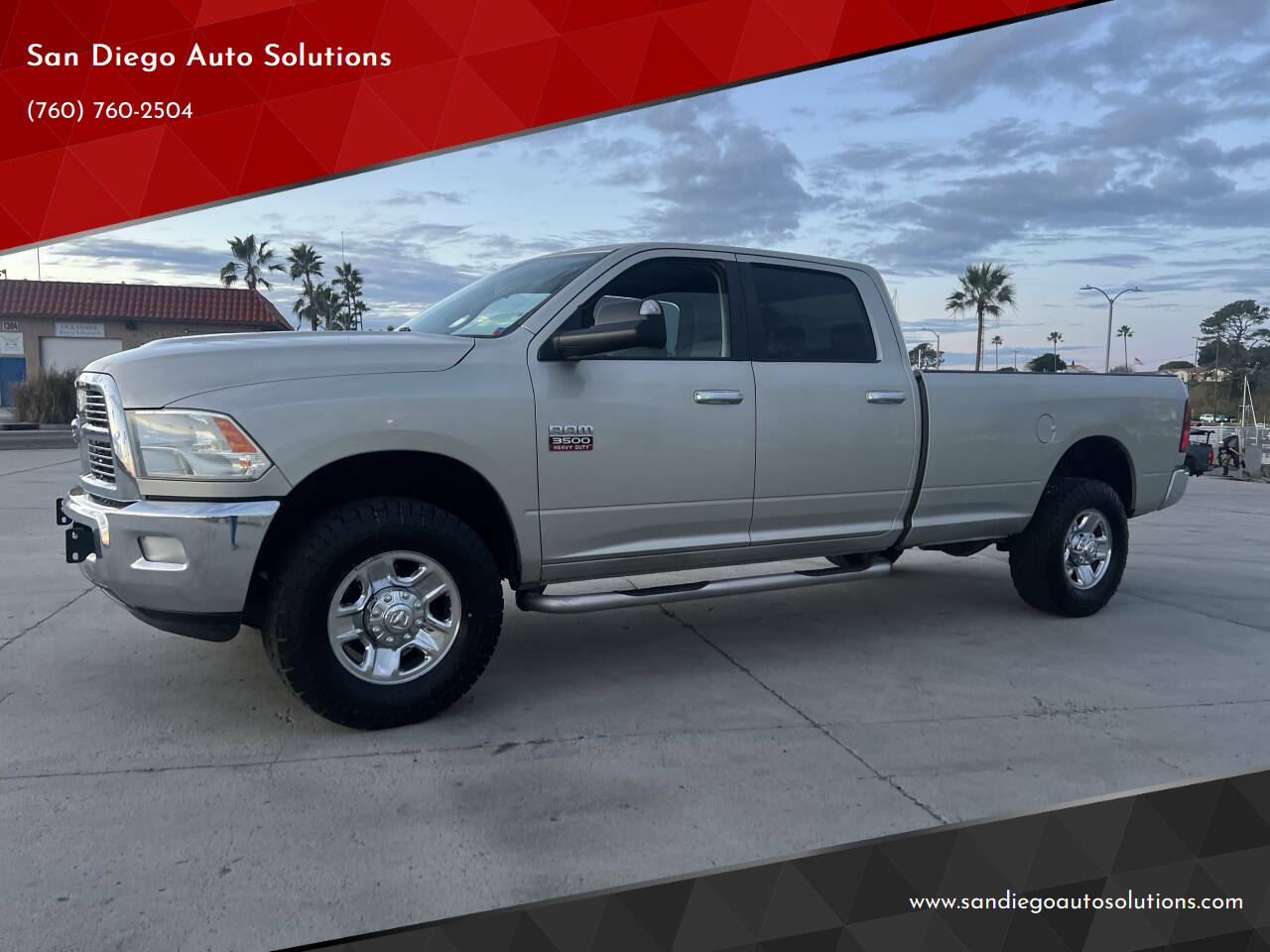2010 Dodge RAM 3500 SLT Crew Cab LB 4WD