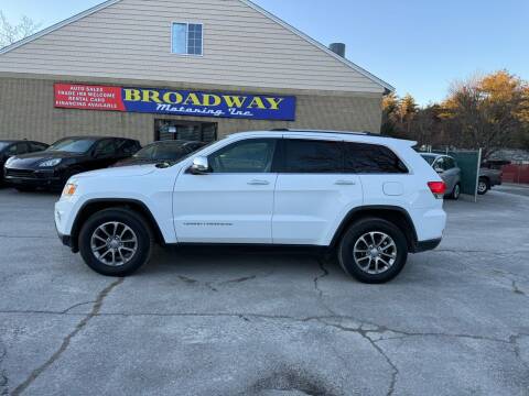 2016 Jeep Grand Cherokee for sale at Broadway Motoring Inc. in Ayer MA