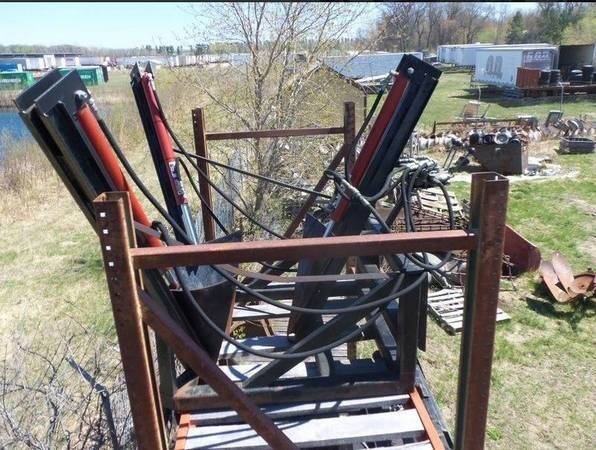 Homemade Tree Spade for skid steer