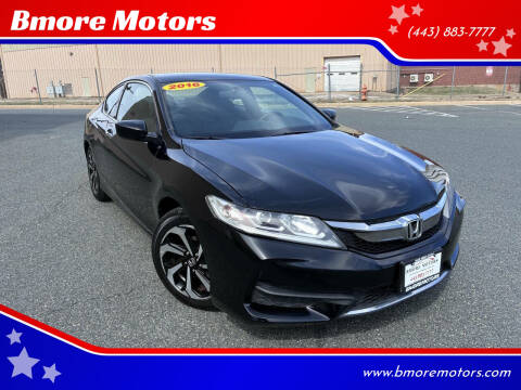 2016 Honda Accord for sale at Bmore Motors in Baltimore MD