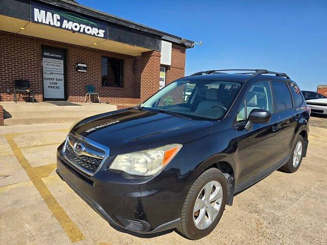 2014 Subaru Forester for sale at Mac Motors in Arlington, TX