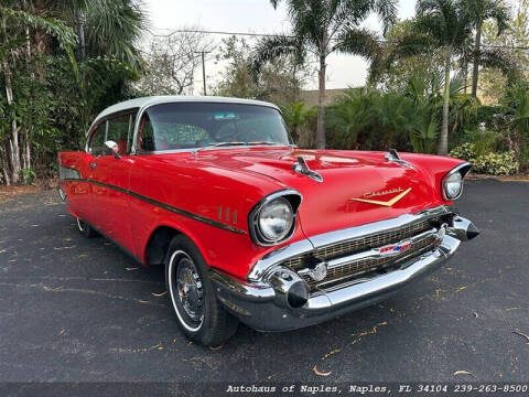 1957 Chevrolet Bel Air for sale at Autohaus of Naples in Naples FL