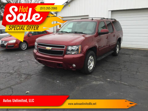 2010 Chevrolet Suburban for sale at Autos Unlimited, LLC in Adrian MI