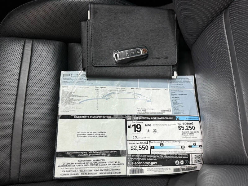 2020 Porsche Cayenne S Coupe