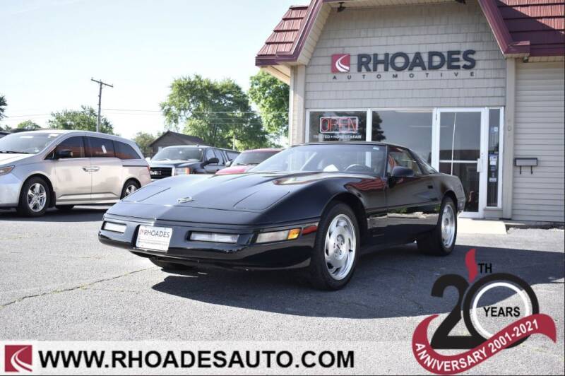 1995 Chevrolet Corvette for sale at Rhoades Automotive Inc. in Columbia City IN