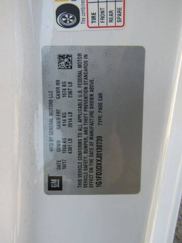 2018 Chevrolet Camaro LT