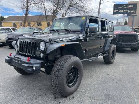 2015 Jeep Wrangler Unlimited for sale at RT28 Motors in North Reading MA