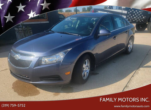 2014 Chevrolet Cruze for sale at Family Motors Inc. in Burlington IA