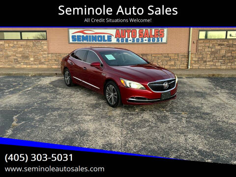 2018 Buick LaCrosse for sale at Seminole Auto Sales in Seminole OK