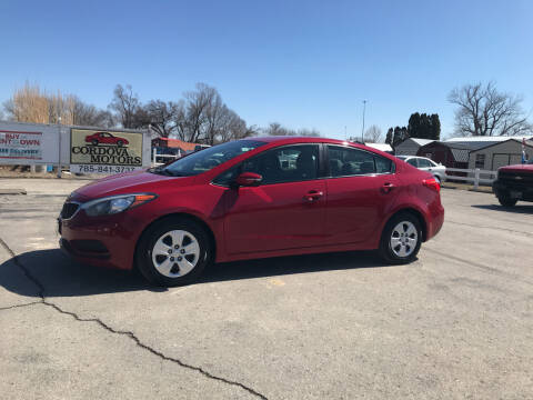 2016 Kia Forte for sale at Cordova Motors in Lawrence KS