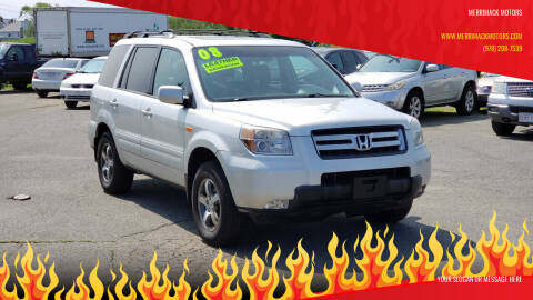 2008 Honda Pilot for sale at Merrimack Motors in Lawrence MA