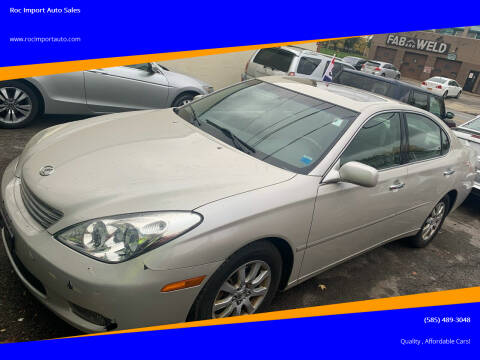 2003 Lexus ES 300 for sale at Roc Import Auto Sales in Rochester NY