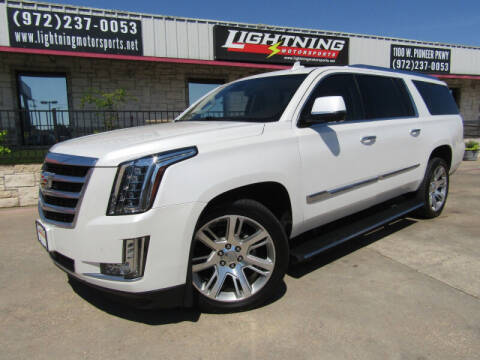 2016 Cadillac Escalade ESV for sale at Lightning Motorsports in Grand Prairie TX
