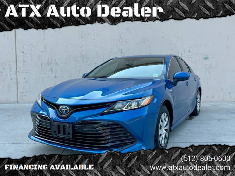 2020 Toyota Camry Hybrid for sale at ATX Auto Dealer LLC in Kyle TX