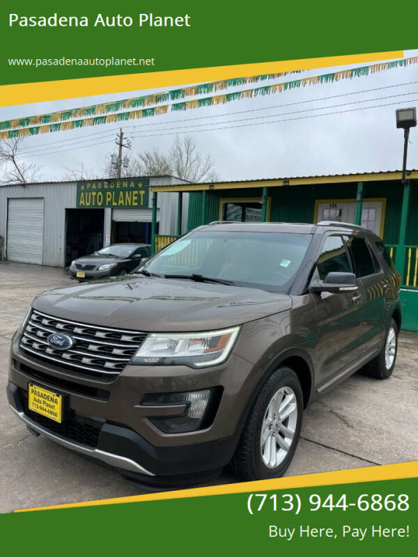 2016 Ford Explorer for sale at Pasadena Auto Planet in Houston TX