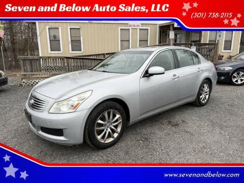 2008 Infiniti G35 for sale at Seven and Below Auto Sales, LLC in Rockville MD