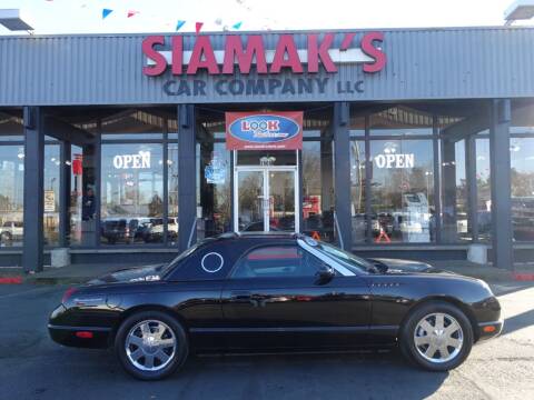 2002 Ford Thunderbird for sale at Siamak's Car Company llc in Woodburn OR