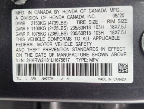 2020 Honda CR-V EX-L