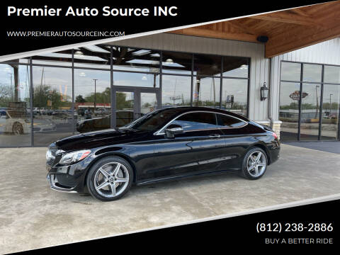 2018 Mercedes-Benz C-Class for sale at Premier Auto Source INC in Terre Haute IN