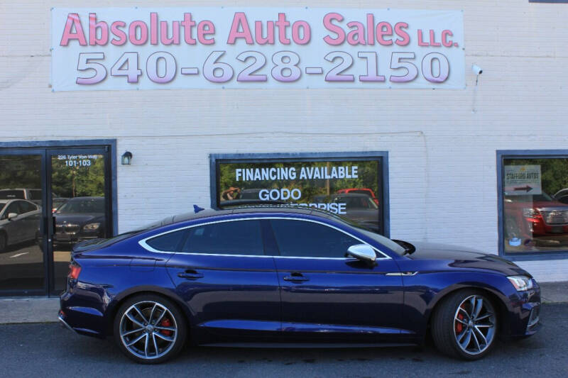 2018 Audi S5 Sportback for sale at Absolute Auto Sales in Fredericksburg VA